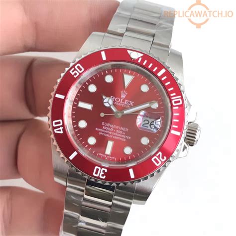 fake red rolex watch